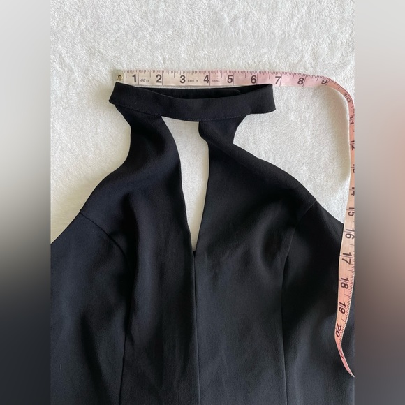 Amanda Uprichard halter black mini fit and flare dress revolve - Picture 5 of 11